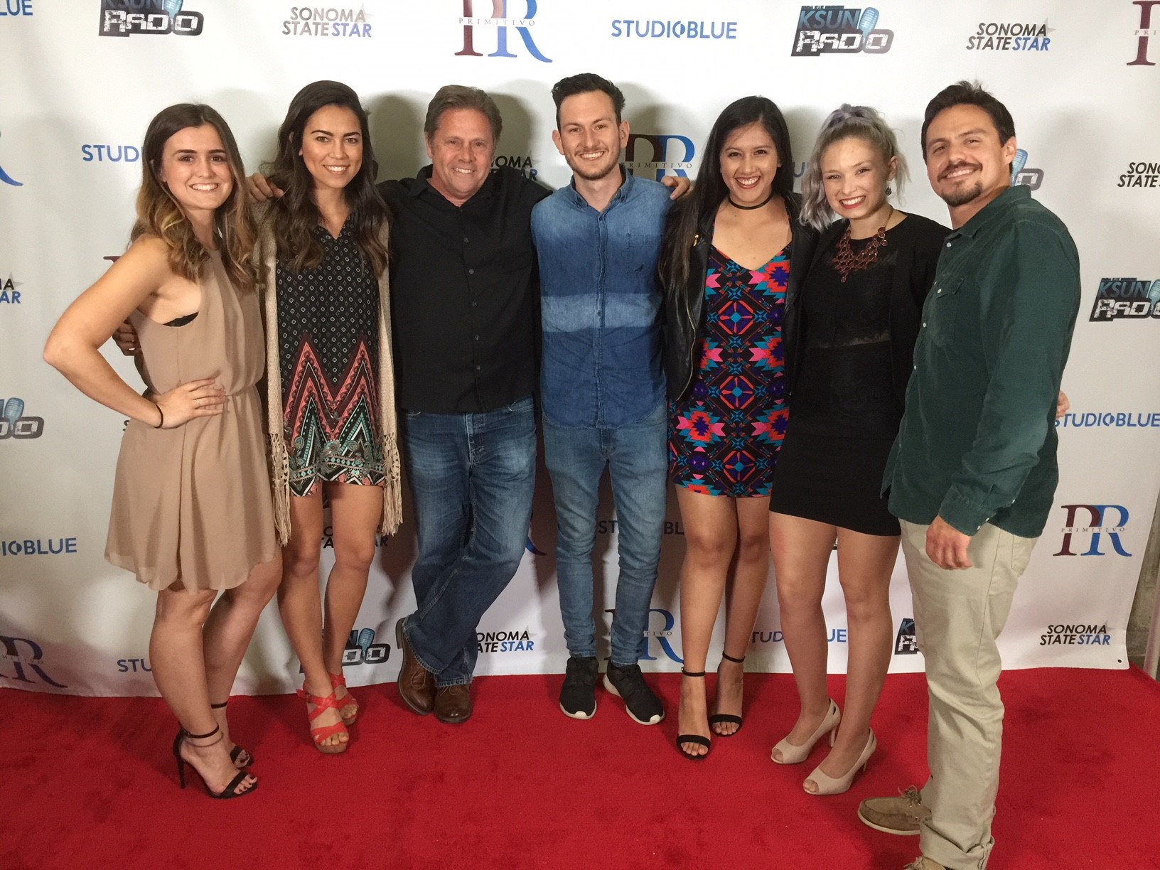 Students and Faculty pose for a picture at Cinenoma 2017