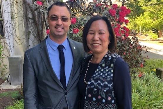 Matthew and Dr. Sakaki
