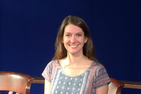 Photo of Tara Cheitlin sitting in studio.
