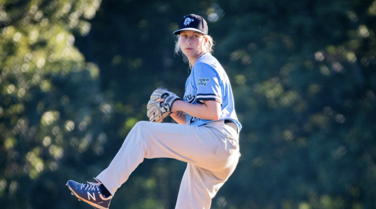 Marika on the mound