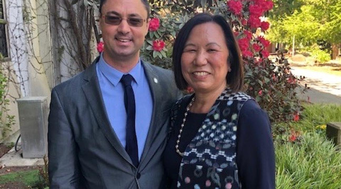 Matthew and Dr. Sakaki