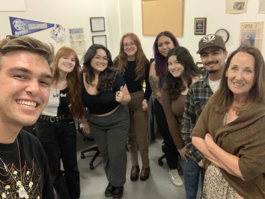 Photo with Editors and Corinne